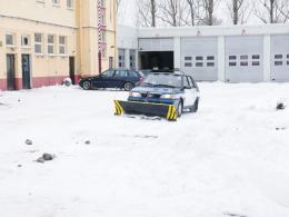 Strażacy nie mają problemów z odśnieżaniem