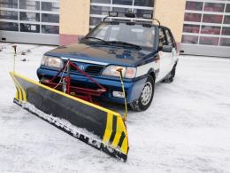 Strażacy nie mają problemów z odśnieżaniem