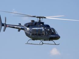 Helikopter rozbił się na polu