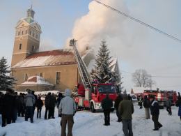 Pali się kościół w Jełowej - nowe informacje