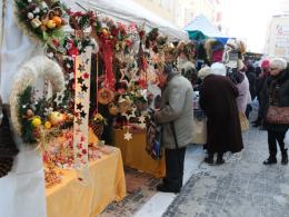 Świąteczny kiermasz w centrum miasta