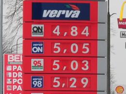 Ceny paliwa na Opolszczyźnie przekroczyły 5 złotych