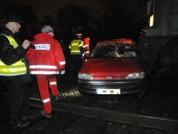 26-latek wjechał prosto pod pociąg