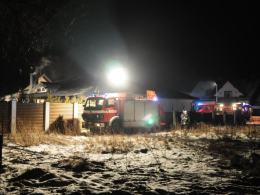 Nieszczelny komin przyczyną pożaru domu