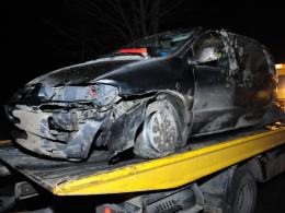 Opel i chrysler rozbiły się pod Karczowem