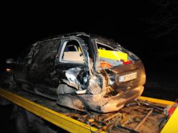 Opel i chrysler rozbiły się pod Karczowem