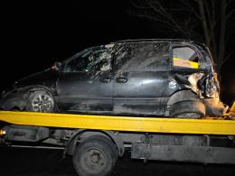 Opel i chrysler rozbiły się pod Karczowem