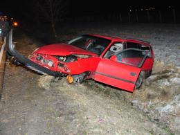 Opel i chrysler rozbiły się pod Karczowem