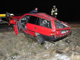 Opel i chrysler rozbiły się pod Karczowem