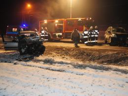 Pijany kierowca sprawcą czołowego zderzenia