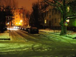 Tak wygląda ulica Norwida o godzinie 19:00 w dzień parzysty...