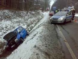 Wypadek na drodze Opole - Kluczbork