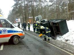 Wypadek na drodze Opole - Kluczbork