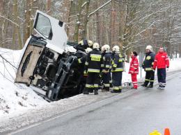 Wypadek na drodze Opole - Kluczbork