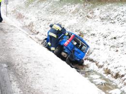Wypadek na drodze Opole - Kluczbork