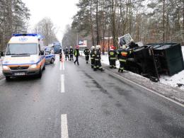 Wypadek na drodze Opole - Kluczbork