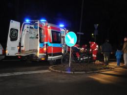 Kobieta potrącona na przejściu dla pieszych