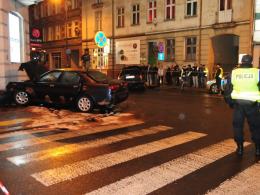 Wypadek na ulicy Reymonta w Opolu