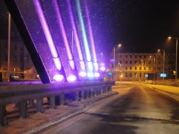 Wiadukt nocą obecnie. (Fot. Dżacheć)