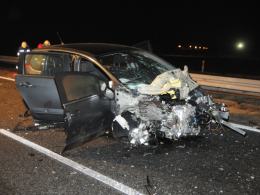 Cudem nie doszło do tragedii na autostradzie A4. Sprawca wypadku był pijany.