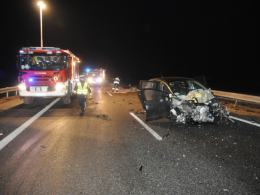Cudem nie doszło do tragedii na autostradzie A4. Sprawca wypadku był pijany.