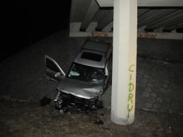 Cudem nie doszło do tragedii na autostradzie A4. Sprawca wypadku był pijany.