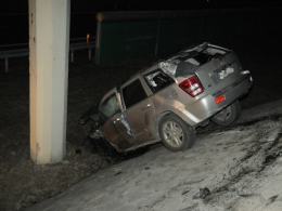 Cudem nie doszło do tragedii na autostradzie A4. Sprawca wypadku był pijany.