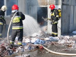 Pożar przy ul. Składowej w Opolu