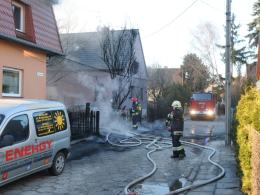 Pożar domu przy ulicy Kujawskiej