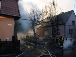 Pożar domu przy ulicy Kujawskiej