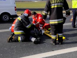 Spowodowała wypadek podczas zawracania