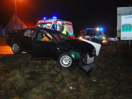 23-latek stracił panowanie nad audi