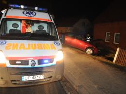 Alfa romeo rozbiła się na płocie