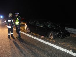 Kierowca po zderzeniu uciekł z A4