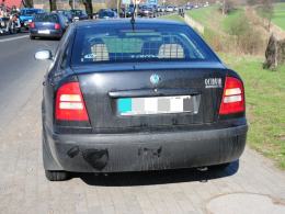 Zderzenie samochodów i motocyklu w Opolu