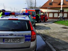 Rowerzysta zderzył się z fordem