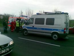 Nieostrożny motocyklista został ranny