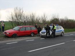 Nieostrożny motocyklista został ranny