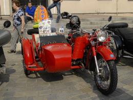 Świąteczne spotkanie motocyklistów na rynku