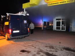 Pożar w Biedronce przy ul. Niemodlińskiej