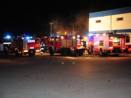 Pożar w Biedronce przy ul. Niemodlińskiej