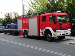 Niecodzienna akcja strażaków na Młynówce