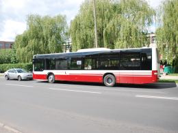 Pechowy pierwszy kurs miejskiego autobusu
