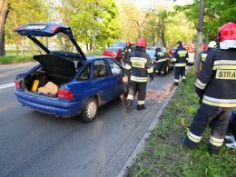Ford i audi zderzyły się na ulicy Wrocławskiej