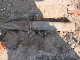 Niebezpieczne znalezisko podczas prac ziemnych
