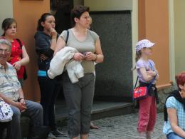 Na sobotnie obchody Ewa Urbańczyk zabrała 8 letnią córkę.