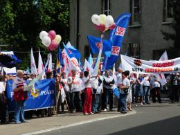 Związkowcy "Solidarności" pikietowali w Opolu
