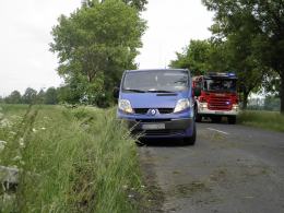 Kierowca golfa z promilami wylądował w rowie