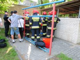 Niecodzienna akcja strażaków na Zaodrzu