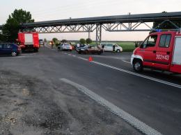 Karambol pod Opolem zakończył się mandatem